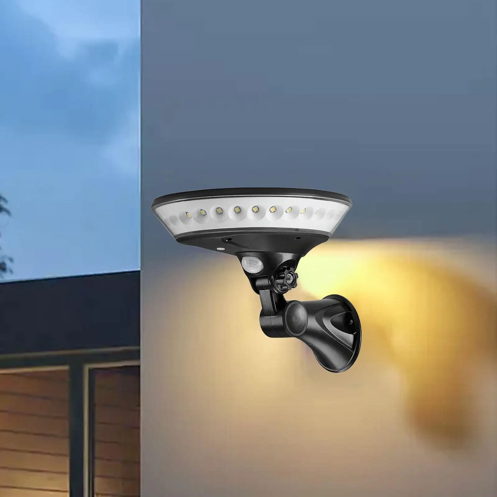 屋外ソーラーウォールライト街路灯ip65防水調節可能な壁ランタン器具led照明バルコニー外パティオ用