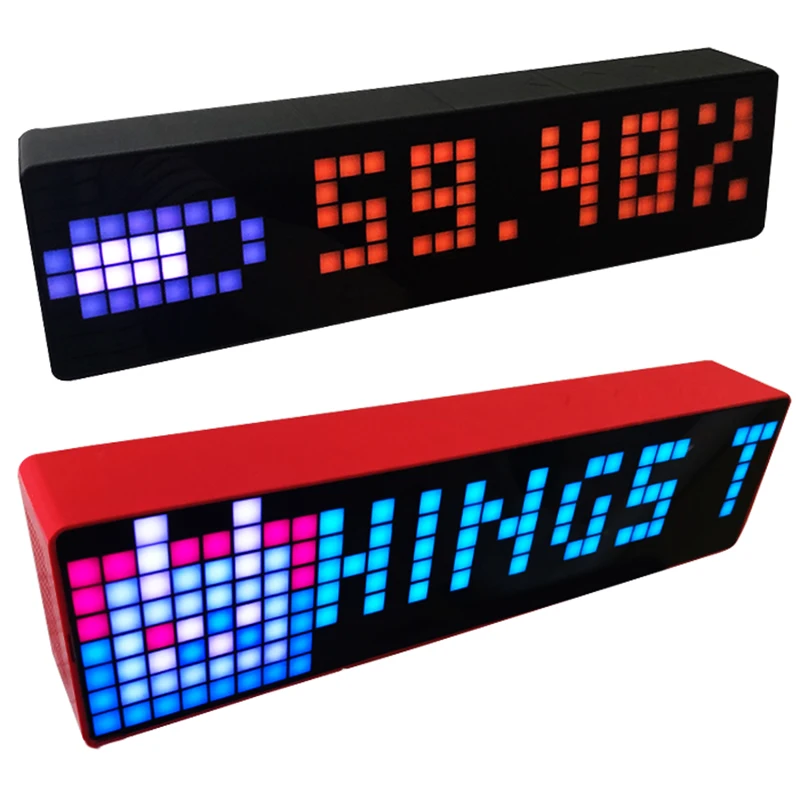 Awtrix Pro Alarm Clock Creative Personality LED Display Pixel Display Smart Pixel Clock