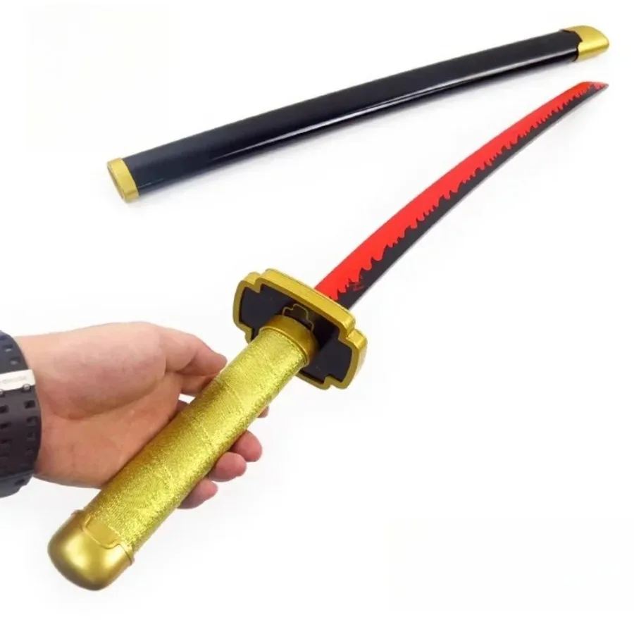 31inch Tsugikuni Yoriichi Katana Sword Demon Slayer Anime Cosplay Prop Real Size Japanese Katana Knife Blade Samurai Sabre Toys
