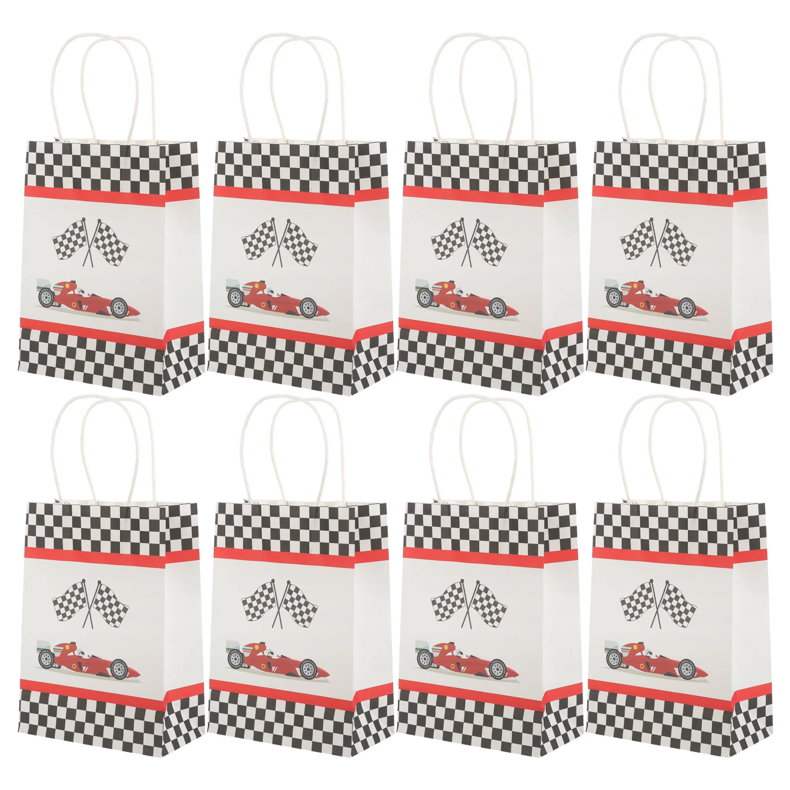 Gift Wrapping Bag Paper Present Bags Printed Tote Medium Size Festival High Capacity for Shop