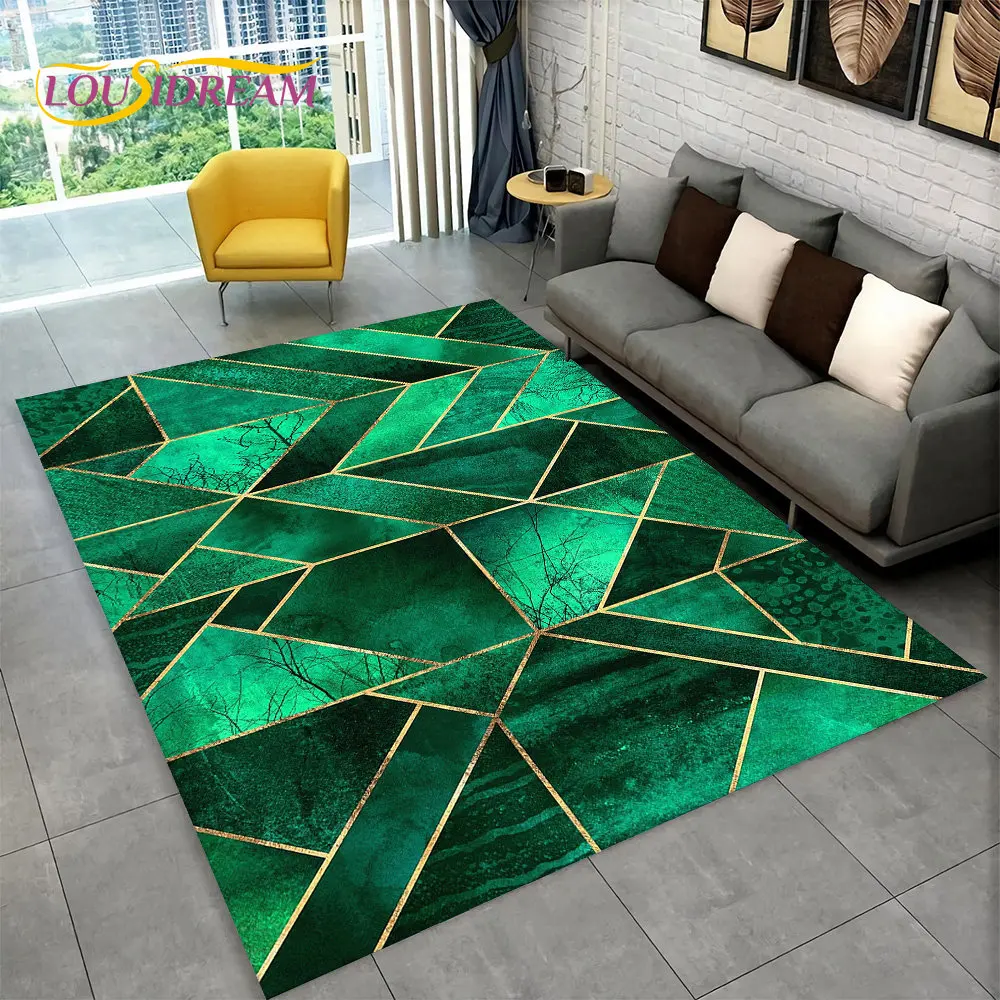 3D Abstract Modern Geometric Illusion Area Rug,Carpet Rug for Living Room Bedroom Sofa Doormat Decor,Kid Game Non-slip Floor Mat