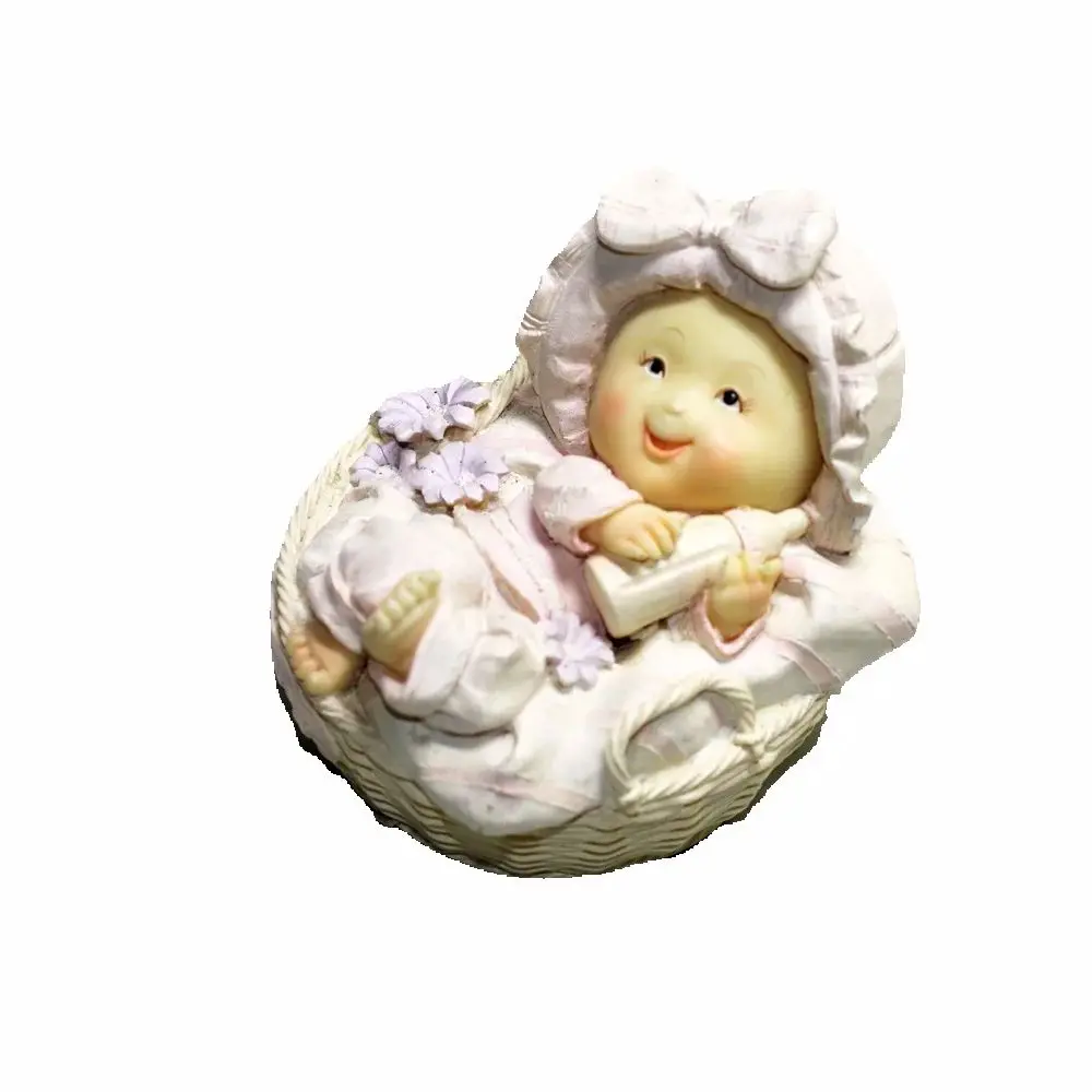 New 3D Cradle Angel Silicone Mold Cake Decorating Soap DIY Aromatherapy Plaster Candle Silicone Molds