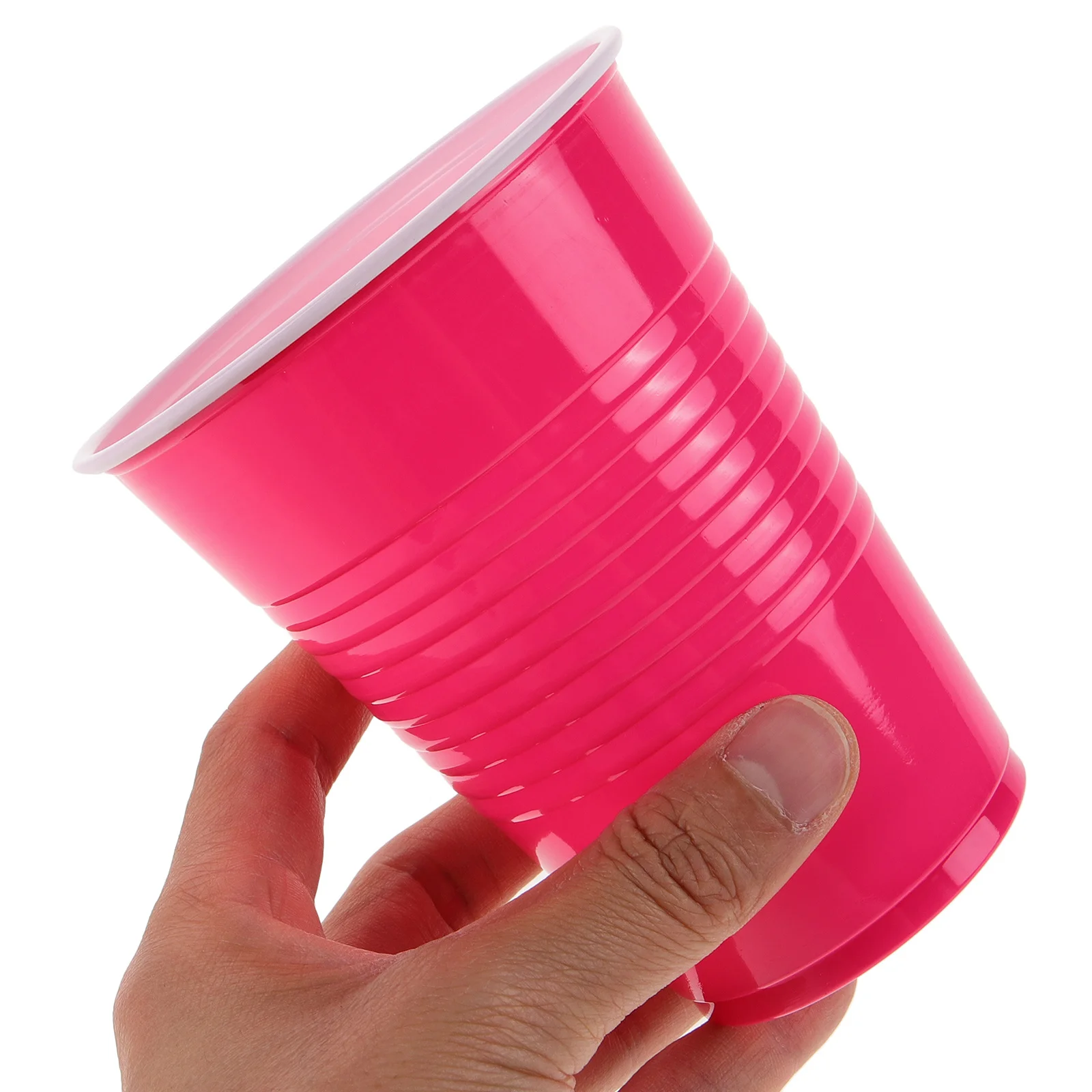 20 قطعة أكواب بلاستيكية متعددة الاستخدام هيكل قوي شفاف مهرجان حفلة مطعم أكواب بلاستيكية كؤوس مشروبات للاستعمال مرة واحدة