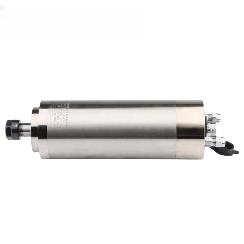 CNC 1.5kw 220v Soft Metal Milling Drilling Spindle Motor Water Cooled Cnc Router Tapping Drilling Motor Machine Tool Spindle