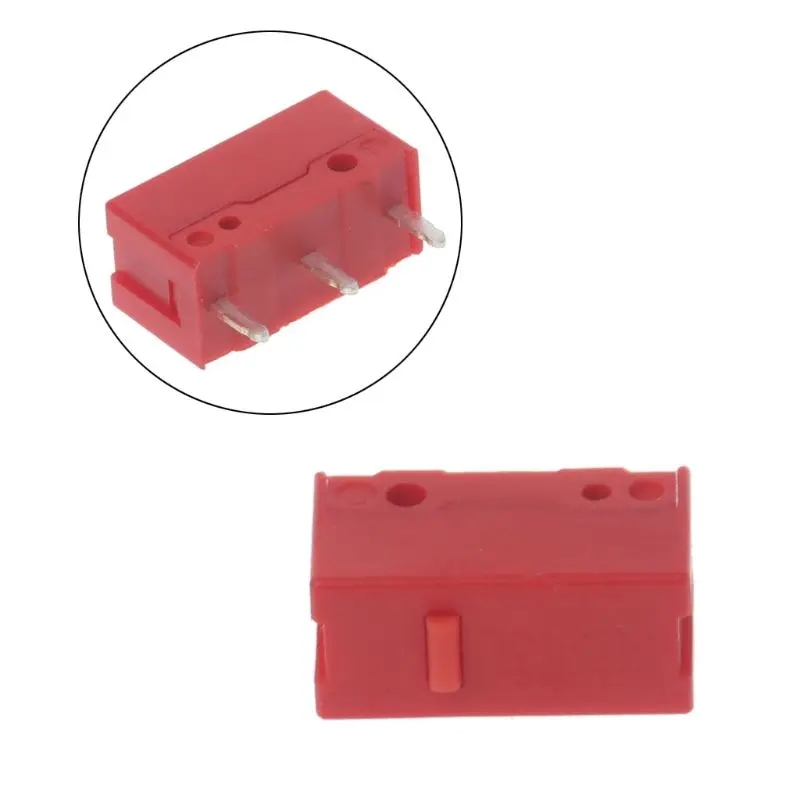 Kailh original para mouse micro interruptor, micro botão para mouse 60 milhões cliques, ponto vermelho, 1 peça