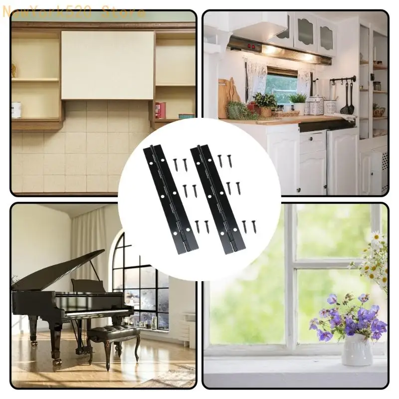Safety Designs Piano Hinge Screws Included Strong Suitable for Family Homes N84C