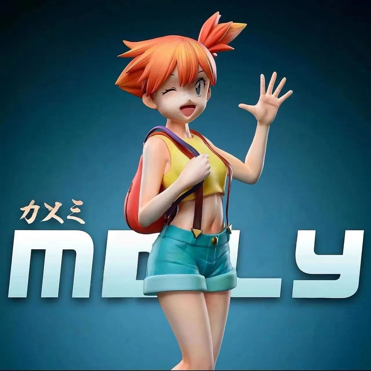 

18cm Ash Ketchum Anime Action Figure With Brock And Misty Pvc Gk Statue Model Doll For Room Desk Collection And Decoration