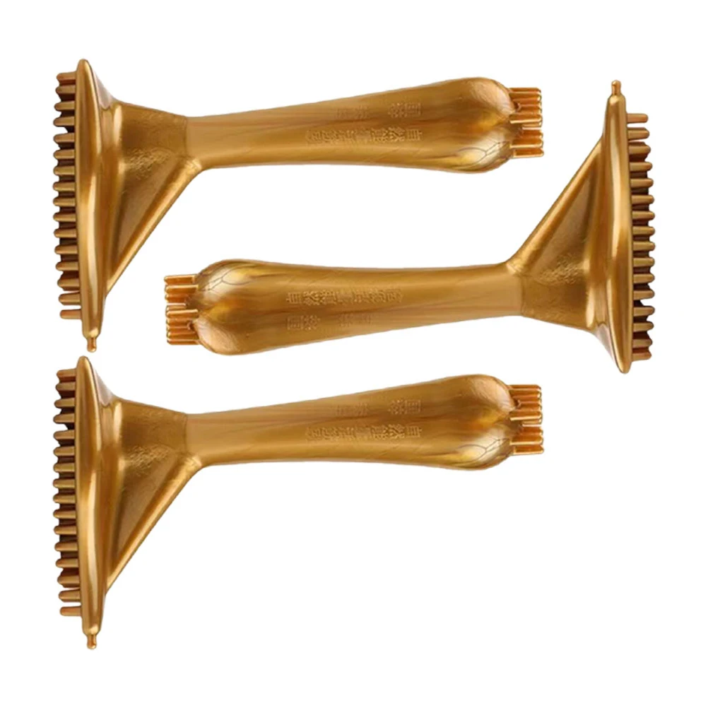 

3pcs Magnet Massage Brush Body Acupoint Hand Held Massager Soft Bristles Portable for Legs Back Muscles Relief Tools Compact