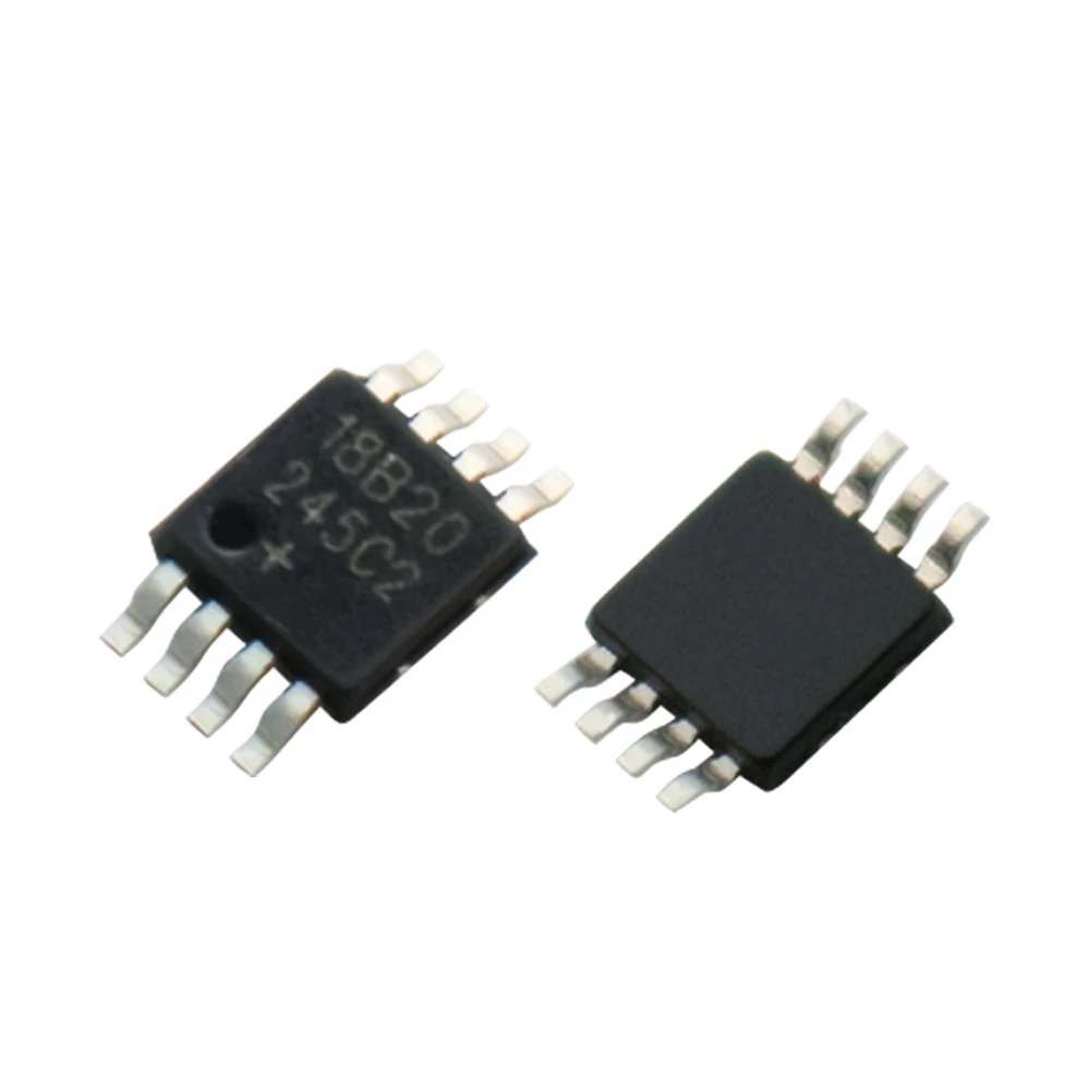 (5piece)100% New DS18B20U+T DS18B20U 18B20 msop-8 Chipset