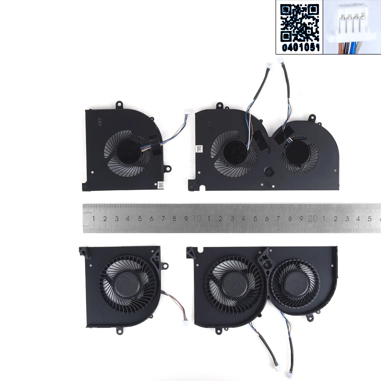 

Вентилятор охлаждения ноутбука для MSI 17G1 17G2 GS75 P75 GS75 CPU + графический процессор