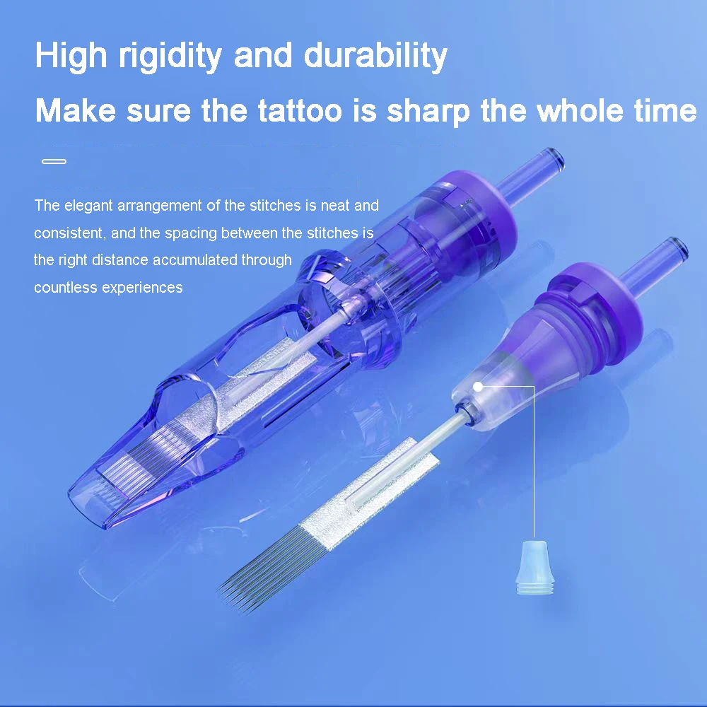 MAST PRO10PCS RL Tattoo Cartridge Needles Permanent Makeup Machine Pen Disposable Sterile Round Liner Body acupuncture