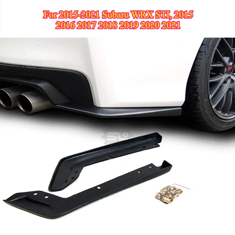 

car external accessories rear bumper baffle with angle wind knife shaped spoiler suitable for Subaru 2015-2016WRX STi