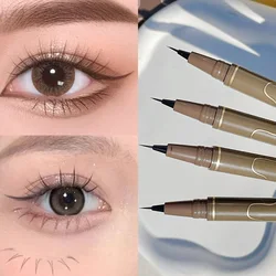 Eyeliner liquido impermeabile ultrasottile trucco coreano per le donne Eyeliner liscio ad asciugatura rapida Long Last low Eyelash Pen Cosmetics