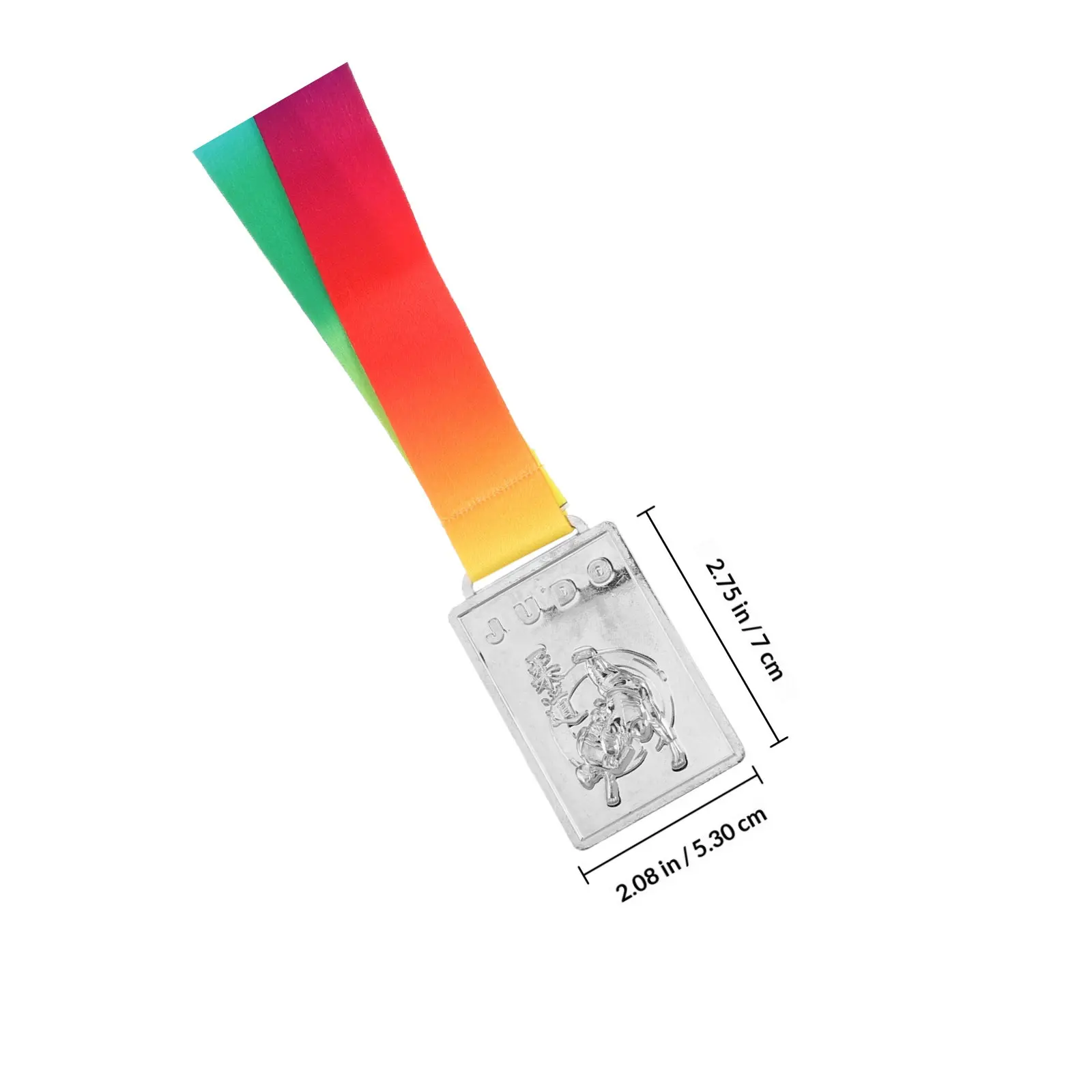 Metal Judo Silver Medals Competition Awards School Martial Arts Events Sports Prizes Winner Party Favors Silver Medal