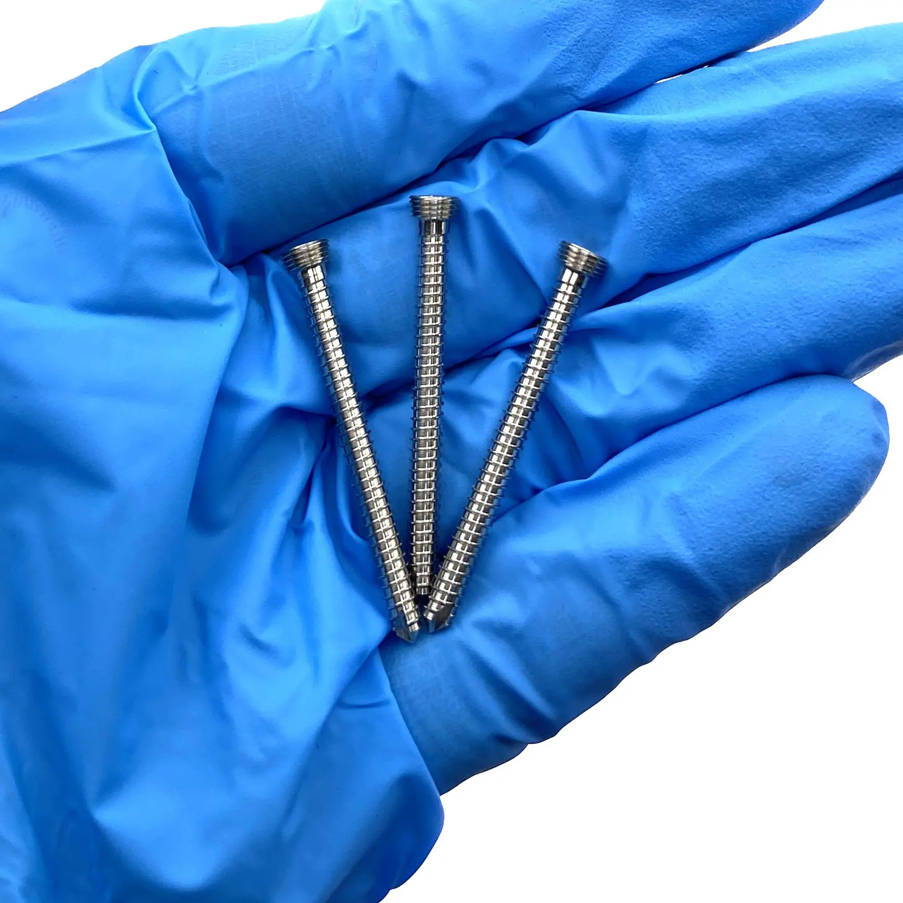 5 Pieces 1.5mm Stainless Steel Locking AO Self-Tapping Screw T4 Plum Blossom Interface, Pet Animal TPLO Bone Nail Instrument LCP