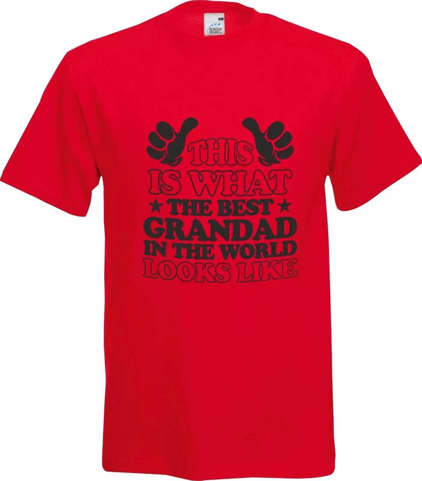 BEST GRANDAD IN THE WORLD LOOKS LIKE FUNNY FATHERSDAY XMAS BIRTHDAY T SHIRT Gift T-shirt for Father/Father