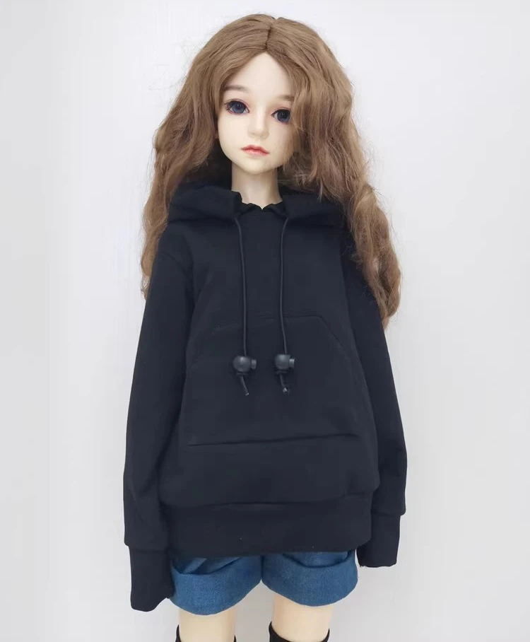 1/6 1/4 1/3 BJD Doll Pullover Style Hoodies Loose Sweatshirt Coat Model For Male Female Action Figure Dolls - view 3