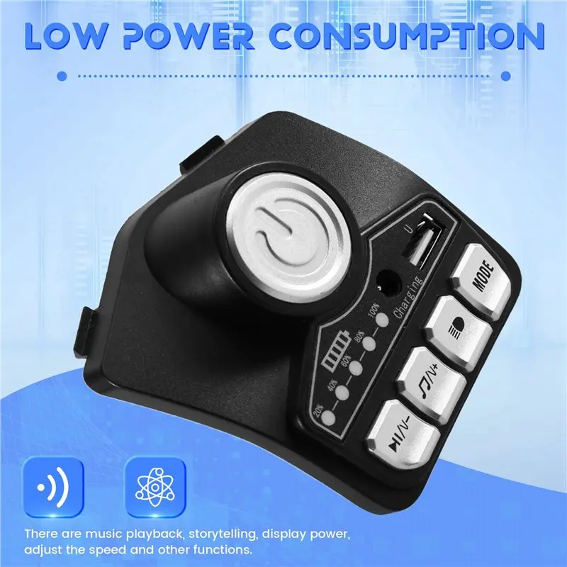 4X Children's Electric Motorcycle Central Control HB12V Music Player Motherboard Control Board