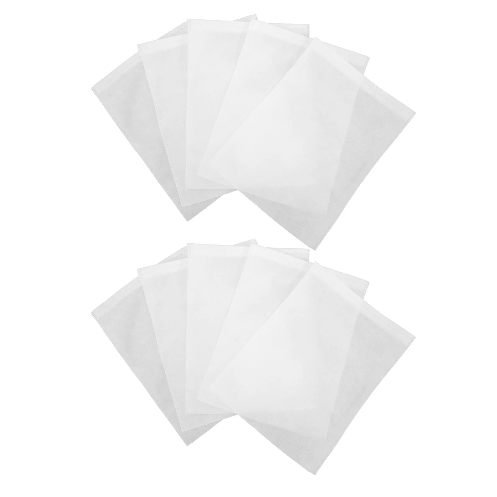 

50Pcs Thickened Non-Woven Shoe Storage Bags White Breathable Dustproof Organizer Travel Pouch 35x43cm Large Capacity Shoe Dust