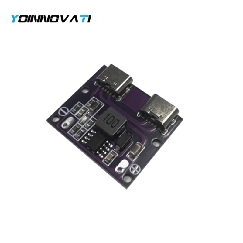1PCS Dual TYPE-C USB Output DC6V-36V to 5V 3A DC-DC Dual TYPE-C Interface Step-Down Module Charging Module 9V/12V/24V/36V