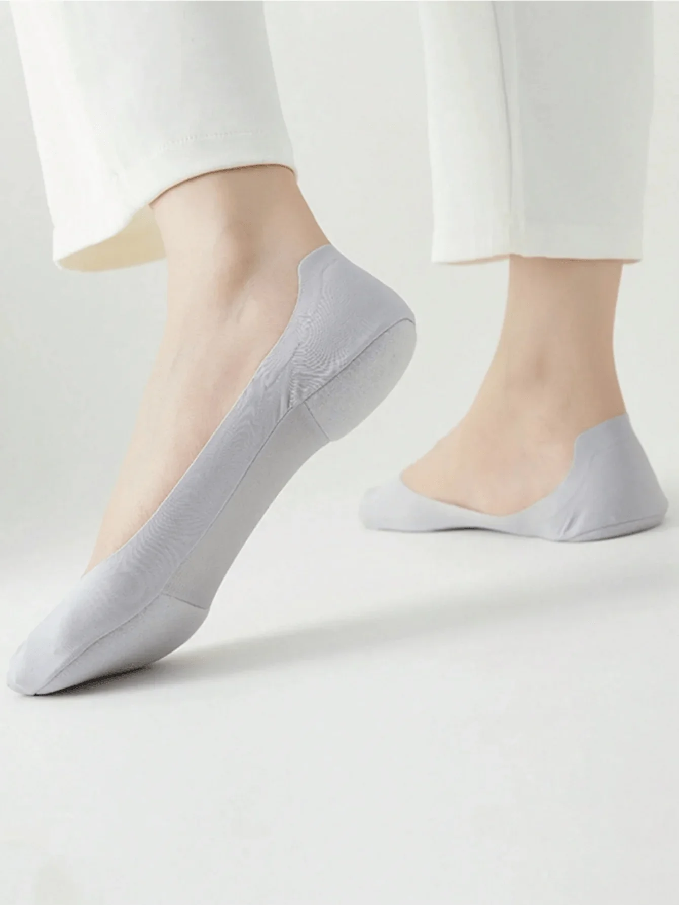 Women's Boat Socks for Plantar Fasciitis | Shock-Absorbing Insoles, Invisible Non-Slip Foot Pads for Comfortable Support image 3