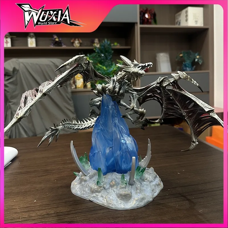 30cm World of Warcraft Anime Figures Frost Wyrm Action Figure Emit Light Anime PVC Collection Statue Model birthday Gift Toy