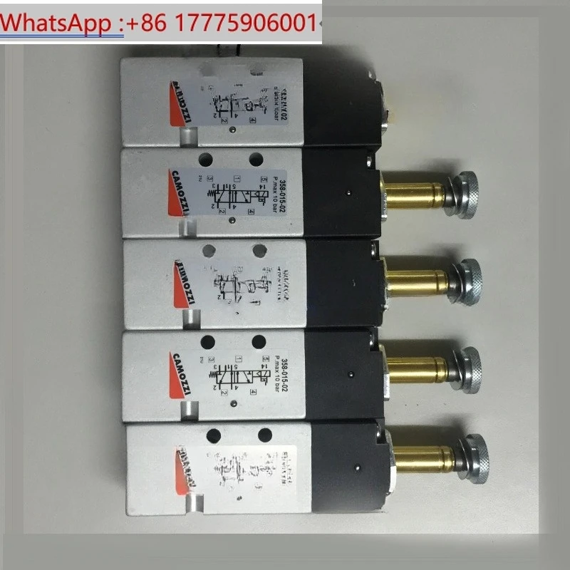 

Brand new, original CAMOZZI358-011-02, 15, 338D-015-02, 334D-015-02