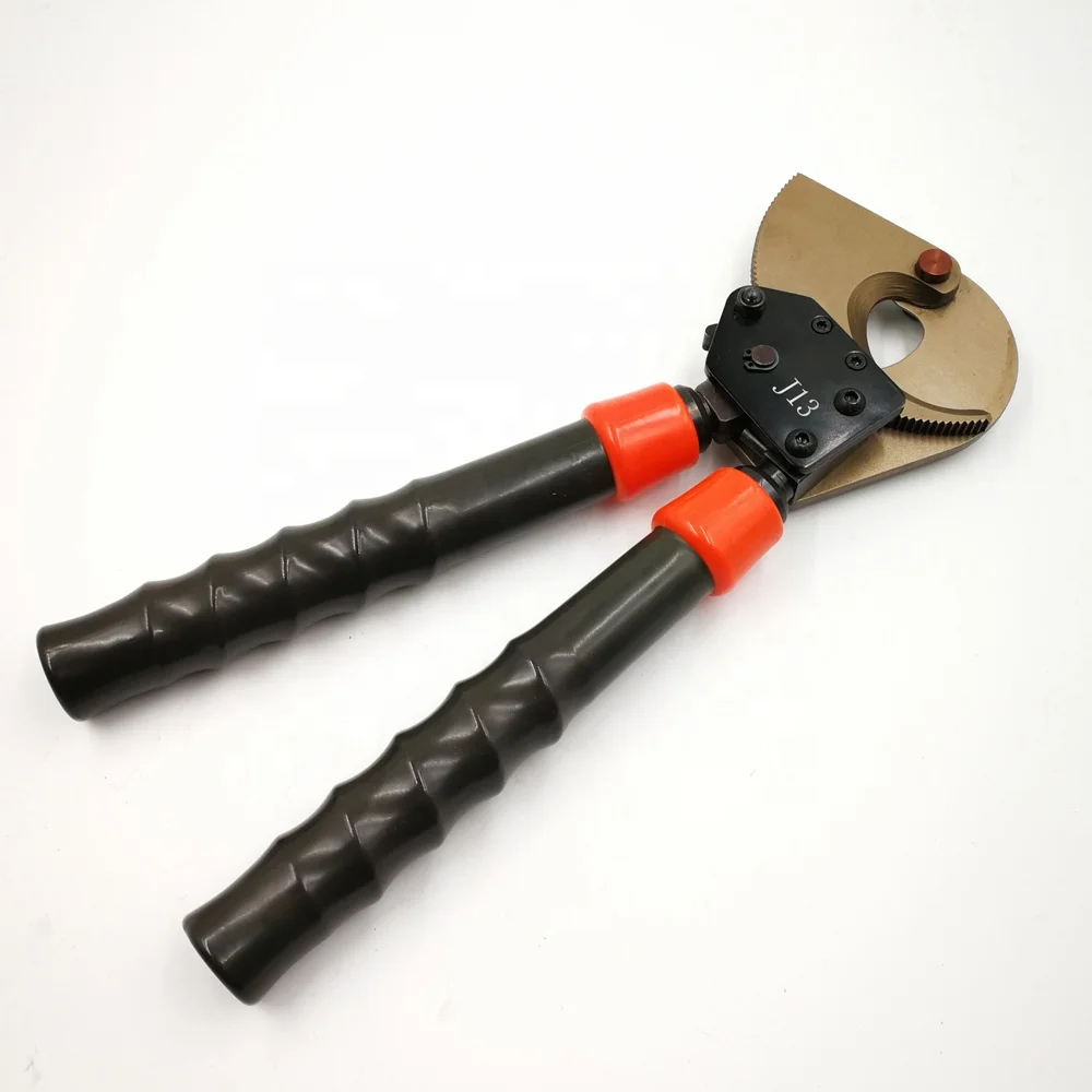 เครื่องตัดสายเคเบิลเหล็ก Acsr Cutter J-13 แบบใช้แรงตีนตะขาบ