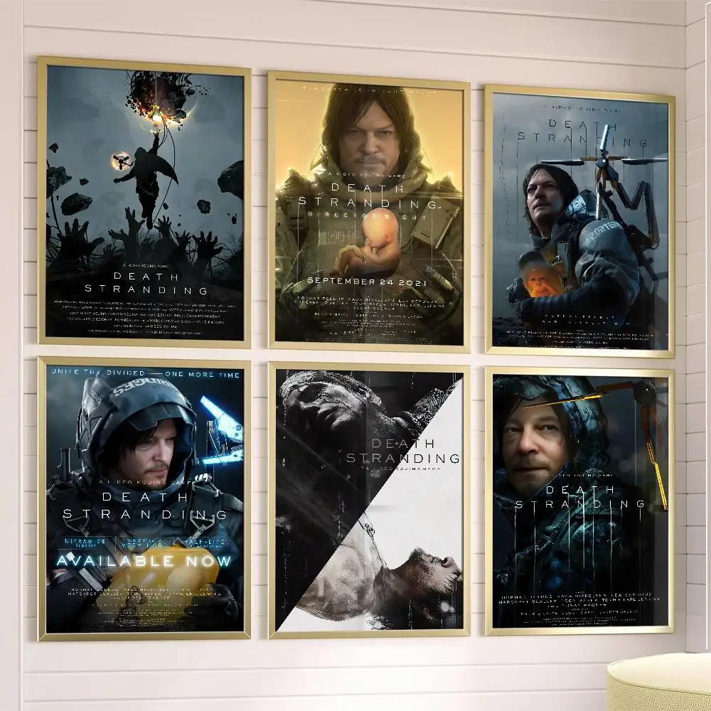 

D-Death StrandingS Poster Posters,waterproof Paper Stickers,coffee Shops,bar Living Rooms