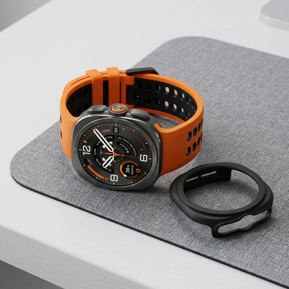 For Samsung Galaxy Watch Ultra 2 2026 Tempered Glass PC Case Screen Protector Hard Clear Full Cover Complete Replacement Kit image 3