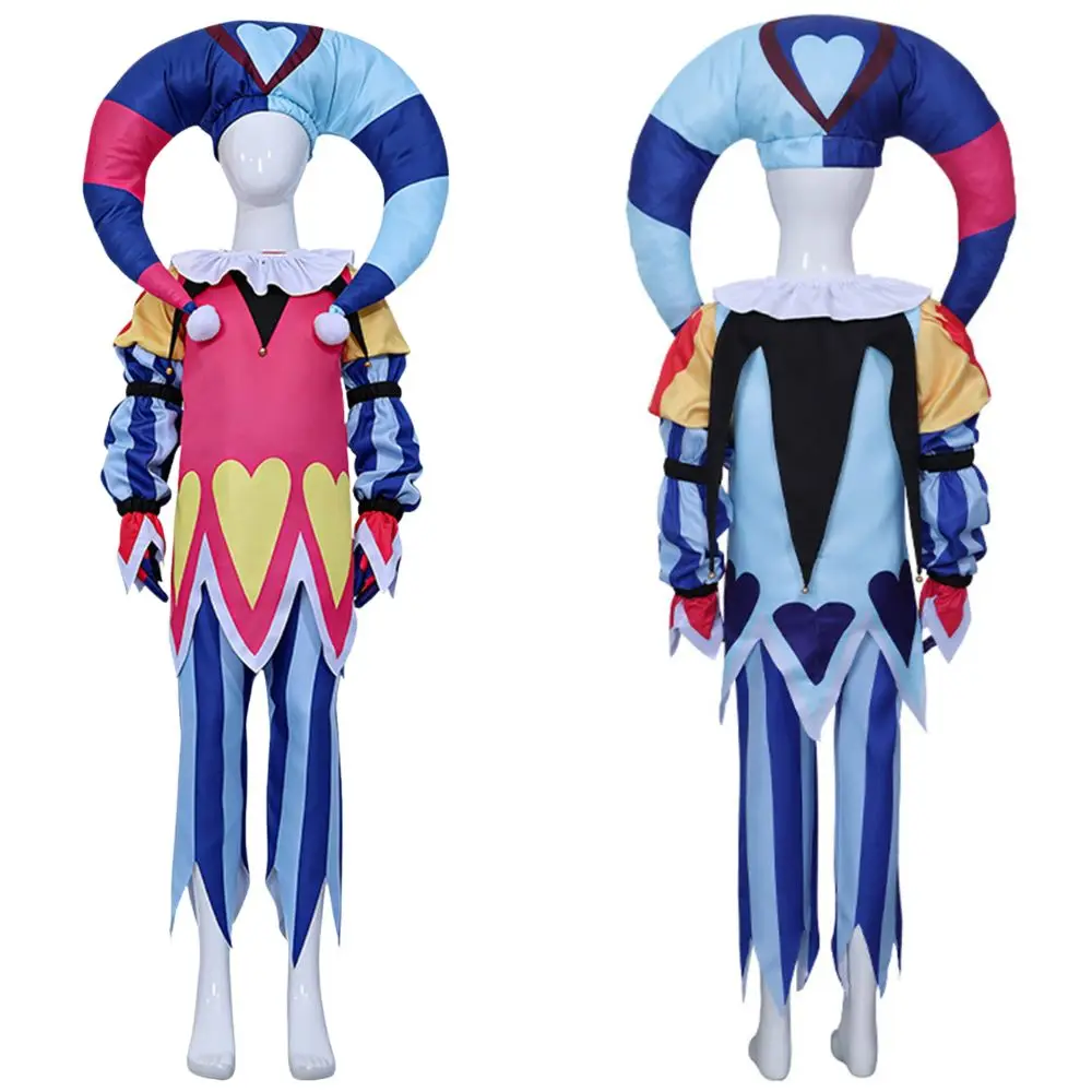 

Fizzarolli Cosplay Helluva Cartoon Boss Costume Headgear for Kids Boys Girls Roleplay Clothing Halloween Purim Carnival Costumes