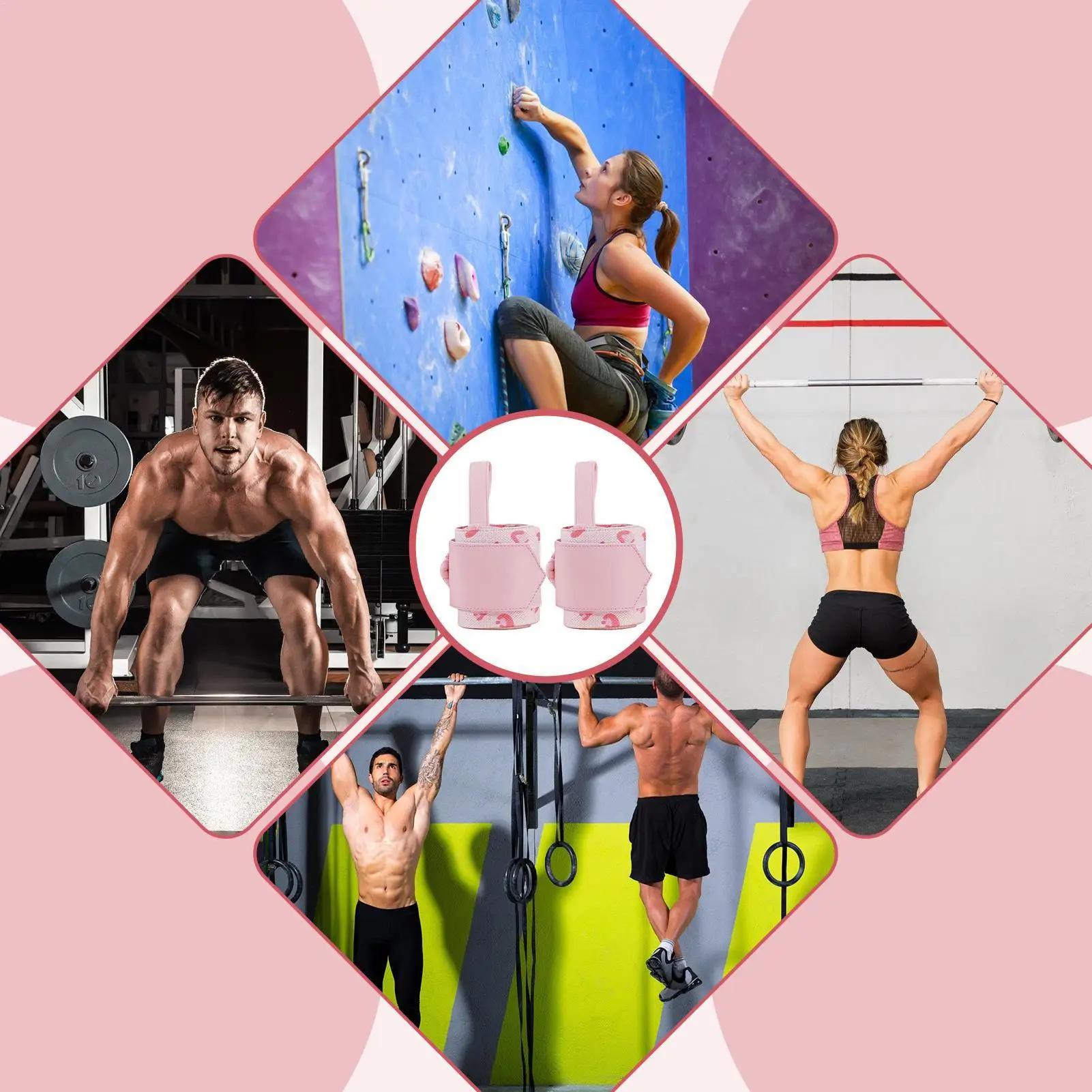 

Подъемные повязки на запястья, 2 предмета, становая тяга, повязки на запястья, подъемные ремни для тренировок для мужчин, женщин, молодежи, хоббистов, спортсменів, игроков