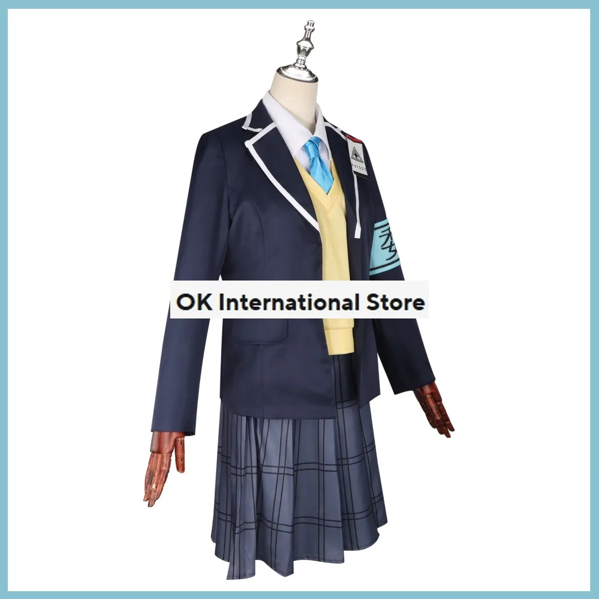 Game The Animation Blue Archive Okusora Ayane Cosplay Costume Wig Japanese JK School Uniforms Shoes Woman Kawaii Campus Suit