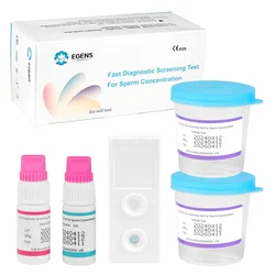 Fertility Home 2 Sperm Test Kit for Men|Indicates Normal or Low Sperm Count Convenient Accurate and Private Easy to Read Results