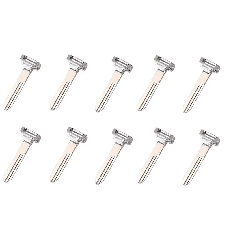 

Вставка аварийного автомобильного ключа, 10 шт., необрезанная заготовка для Pacifica Voyager, умный дистанционный автоматический ключ-карта