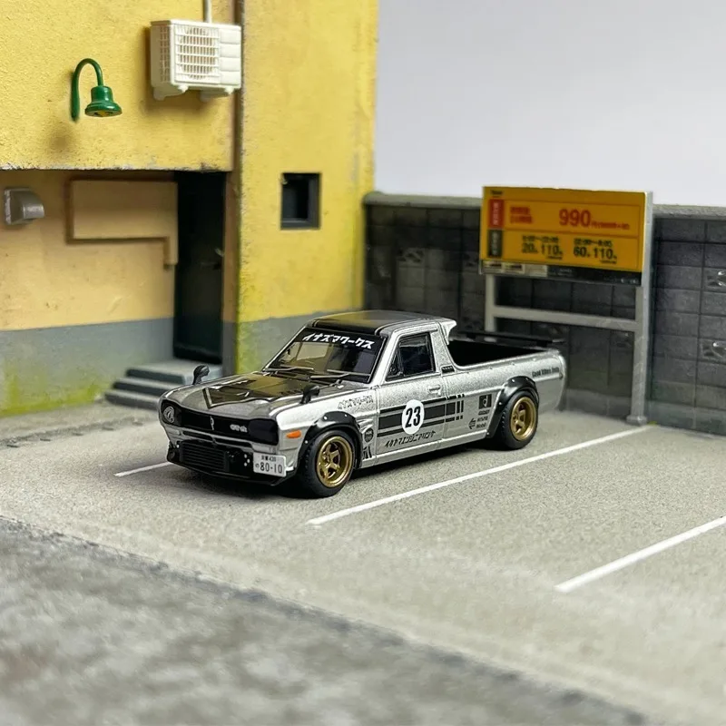 INNO 1:64 SUNNY HAKOTORA camioneta vehículo de Motor de aleación modelos fundidos a presión colección de juguetes de coches regalos de navidad para niños