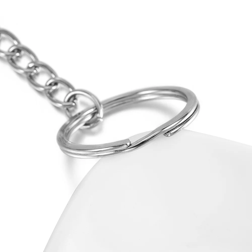 10-20pcs/lot 25 28 30mm Metal Blank Key Chain Ring With Screw Eye Pin for DIY Key Chains Jewelry Making Finding Accessories
