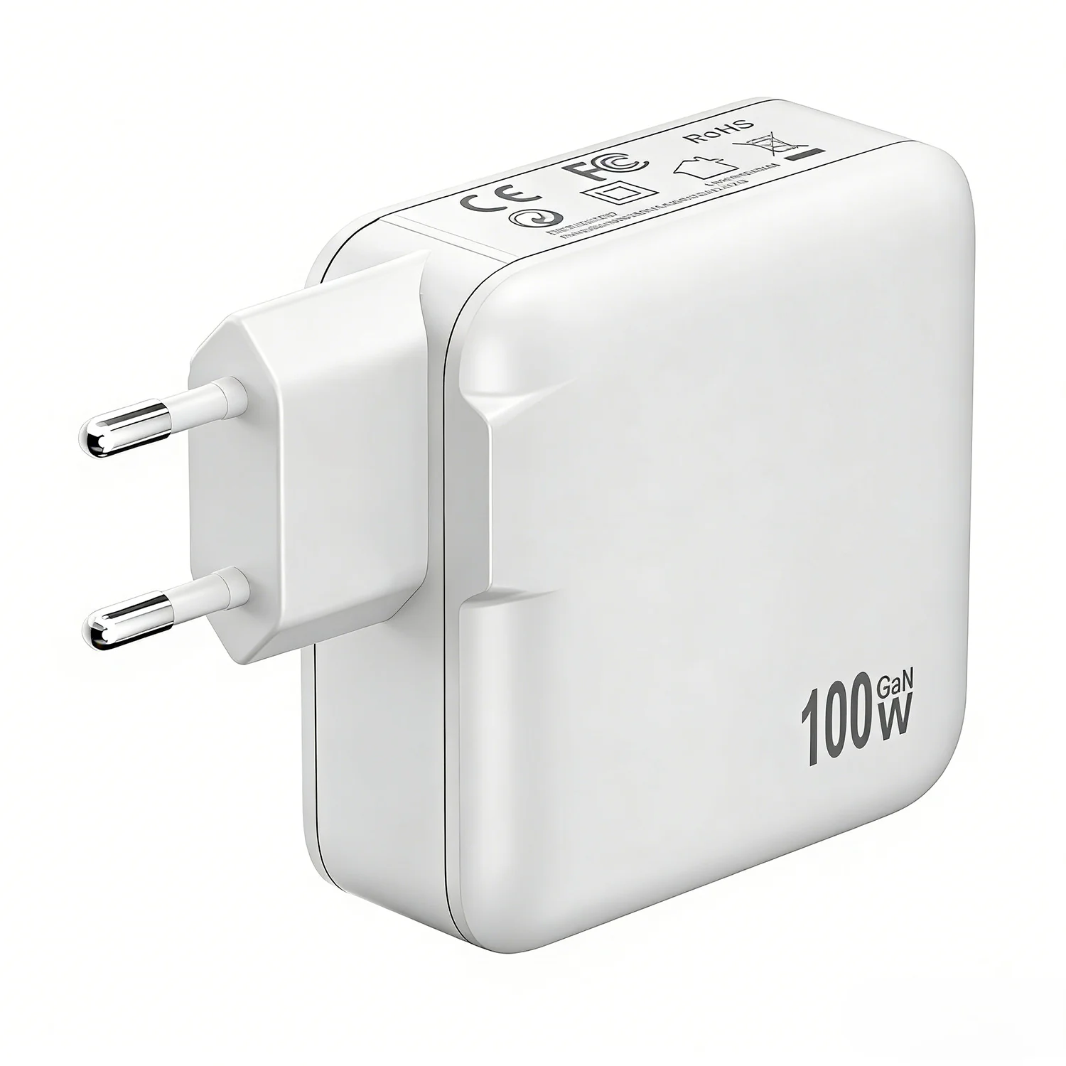Compact 100W GaN Charger with 3 Ports – USB-C PD Fast Wall Adapter for MacBook Pro, iPhone 15, iPad, Galaxy S24 & More Devices - view 6