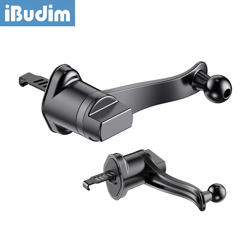 iBudim Car Air Vent Clip 17mm Ball Head for Car Phone Holder Accessories Universal Car Air Outlet Mobile Cellphone Mount Base