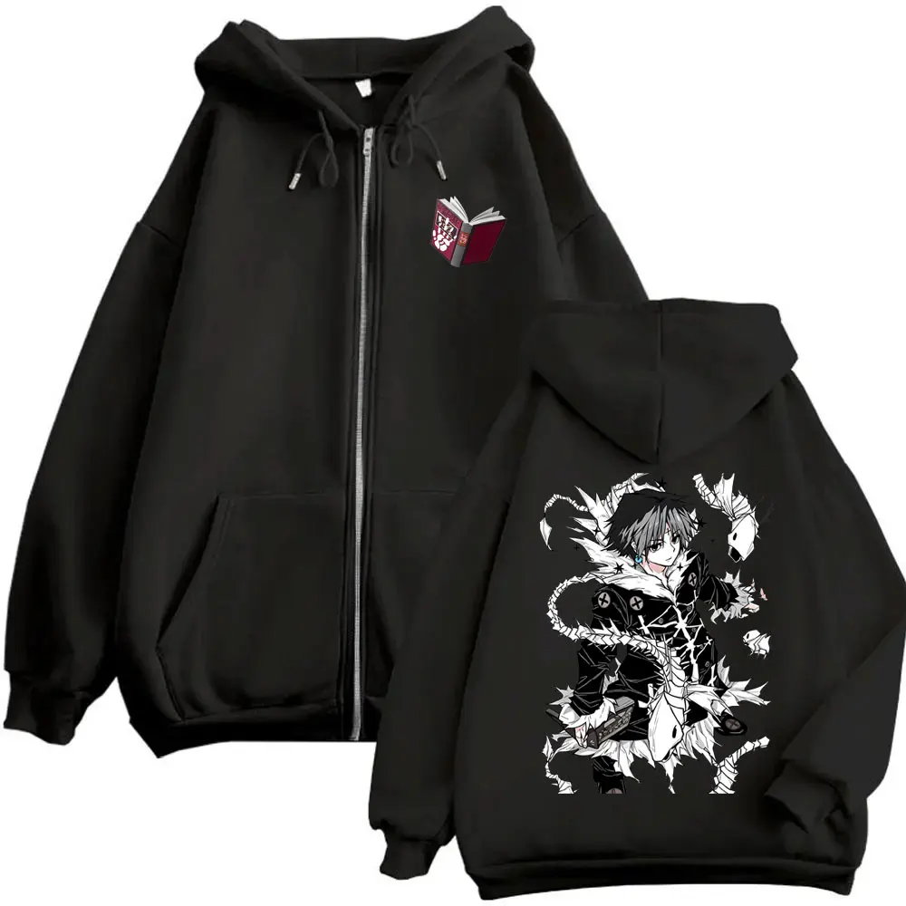 Anime Hunter X Hunter Phantom Troupe Chrollo Lucilfer Zipper Hoodie Men Women Cartoon Manga Harajuku Zip Up Jacket Sweatshirts