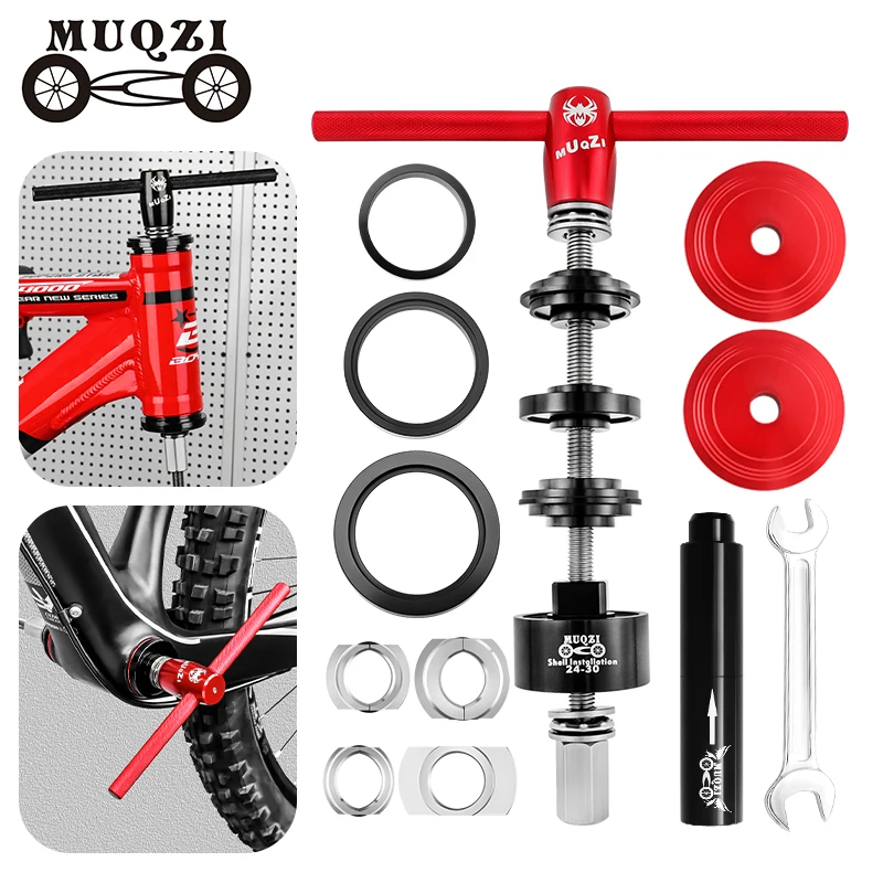 MUQZI Bike Bottom Bracket And Bearing Install Removal Tool For BB86 BB30 BB92 PF30 And Bike Headset Press Tool MTB Repair Kit