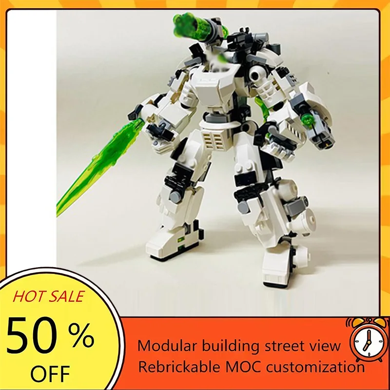 

Набор из 333 деталей: Популярная модель из фильма «Звездные войны», конструктор MOC, боевой робот, модульная технология, подарки, праздничный набор для сборки, детский игрушечный комплект