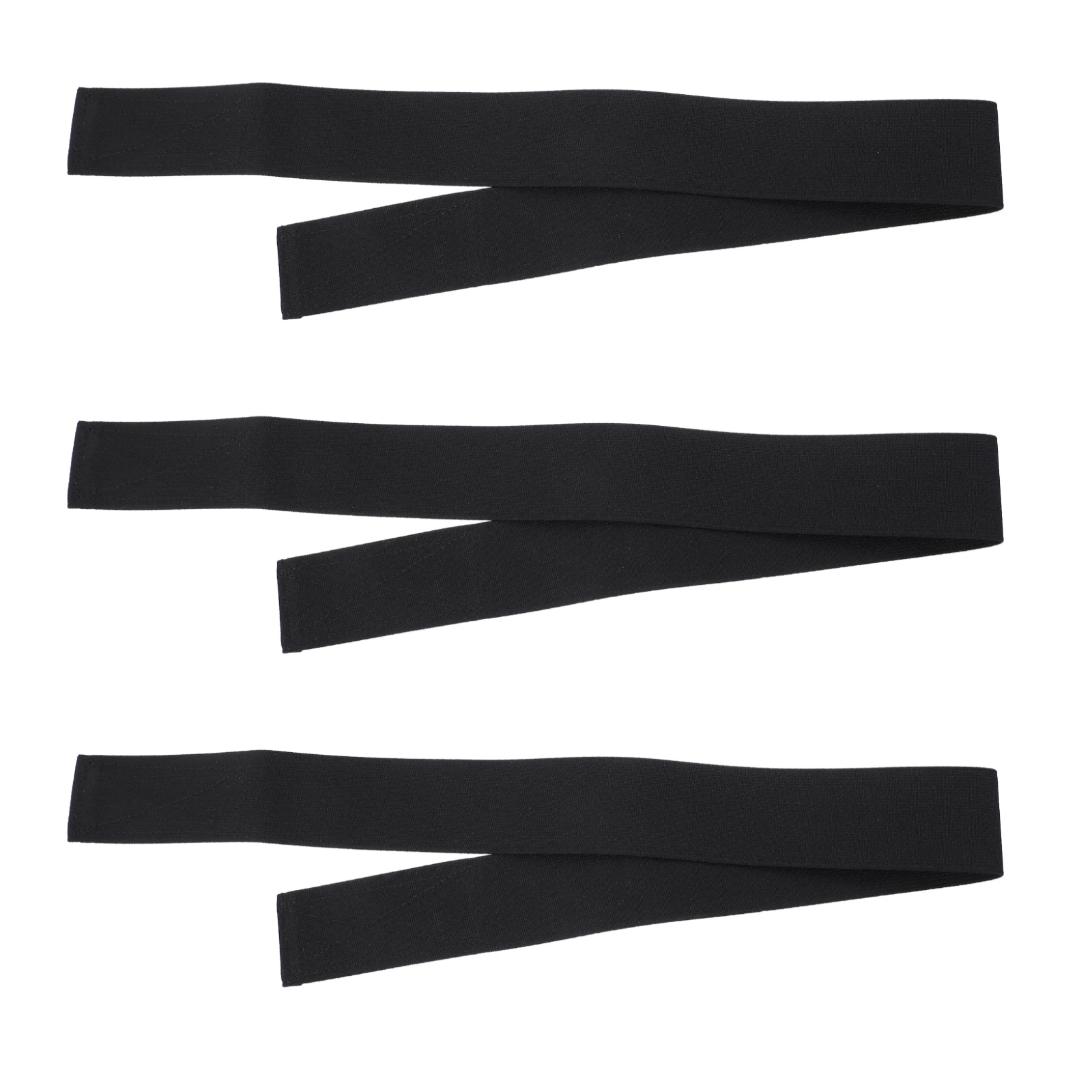 

3Pcs Elastic Bands Adjustable Polyester Hairband Edges Wigs Strap Reusable Wigs Accessory Durable Hair Care Styling Tool