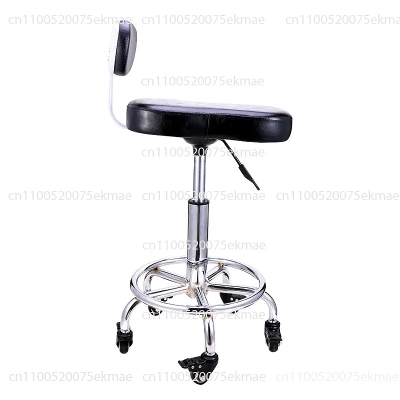 Ergonomic kitchen cooking chair riding lift operation barber shop pulley chair backrest