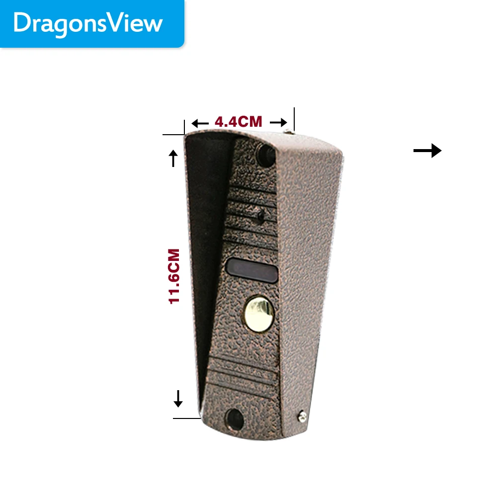 Dragonsview Video Intercom System for Home 7 Inch Video Door Phone Doorbell Home Security Camera Record Unlock Talk