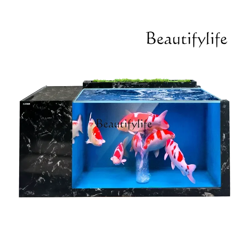 

New FRP light body side filter bottom row aquarium free installation koi fish pond