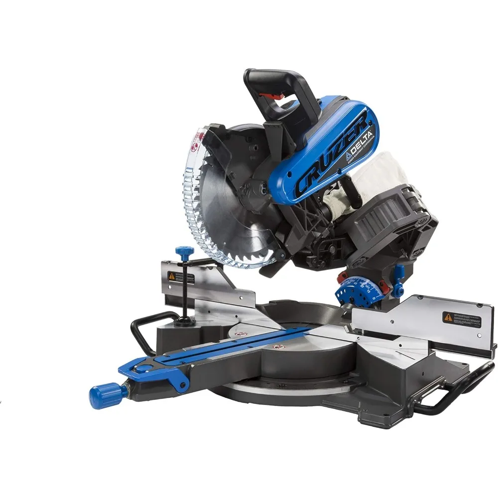 12 in. Dual Bevel Sliding Miter Saw One-hand Front Miter Controls Dual Bevel 47° Left/47° Right