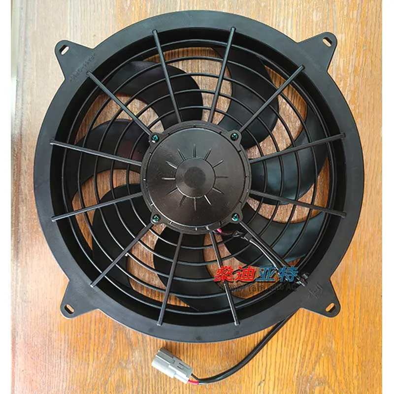 LNF-266 A/C Condensing Fan Assembly For Jinlong School Bus 12V 24V 160W Suction