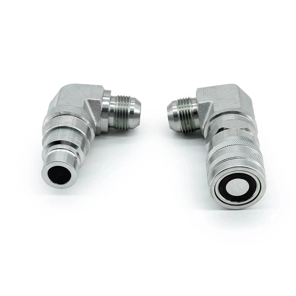 Kit Coupler Hidraulik untuk Bobcat Skid Steer Loader Konektor Pria & Wanita 7246795 7246781 untuk Performa Tahan Lama