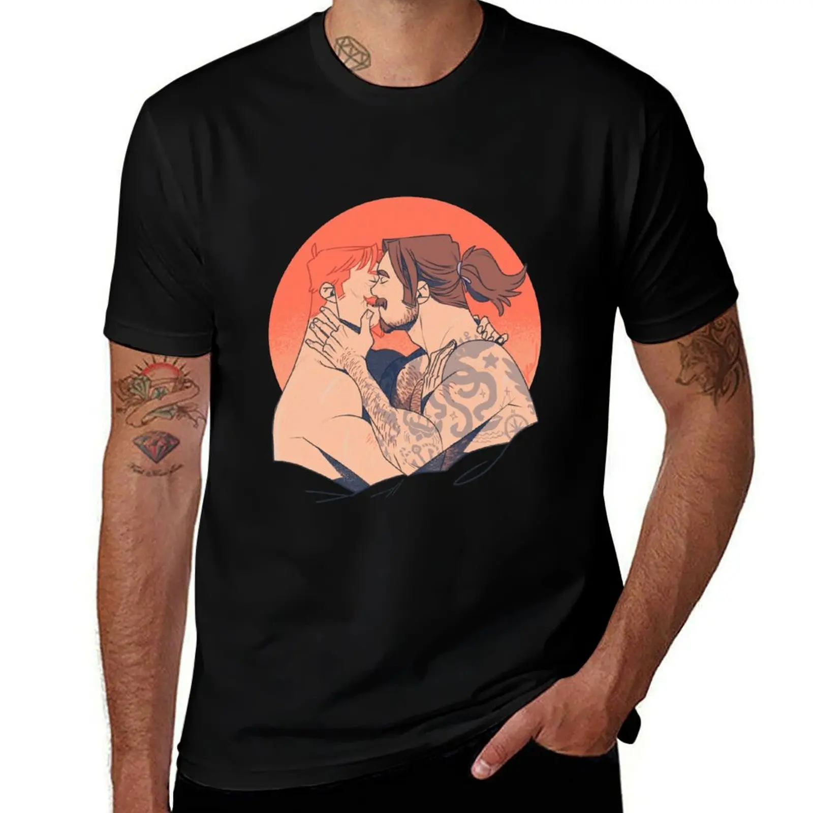 

Fairshaw Smooch T-Shirt blanks Aesthetic clothing cotton graphic tees tshirts for men